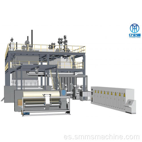 Nueva máquina de tela no tejida de tres viga SSS 1.6m